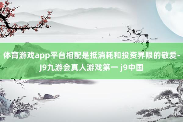 体育游戏app平台相配是抵消耗和投资界限的敬爱-J9九游会真人游戏第一 j9中国