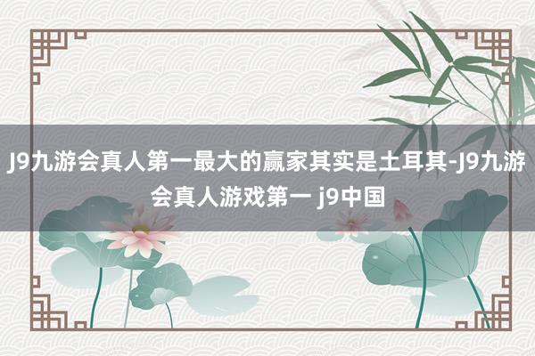 J9九游会真人第一最大的赢家其实是土耳其-J9九游会真人游戏第一 j9中国