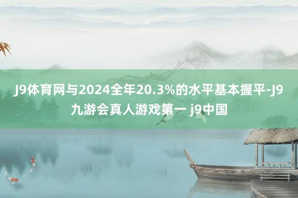 J9体育网与2024全年20.3%的水平基本握平-J9九游会真人游戏第一 j9中国