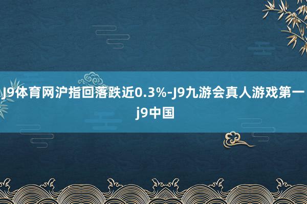 J9体育网沪指回落跌近0.3%-J9九游会真人游戏第一 j9中国