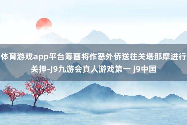 体育游戏app平台筹画将作恶外侨送往关塔那摩进行关押-J9九游会真人游戏第一 j9中国